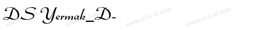 DS Yermak_D字体转换